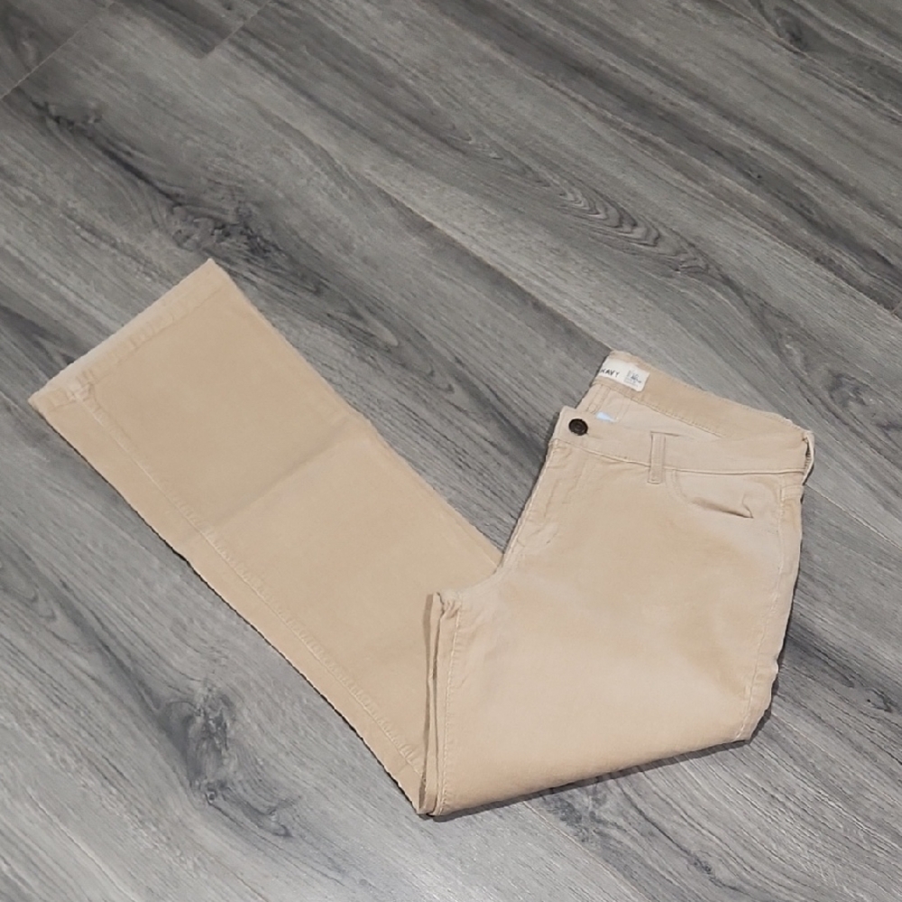 Khaki Vintage Old Navy Corduroy Flare Pants